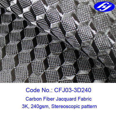 150cm Stereoskopik Görsel Etki 3D Karbon Fiber Kumaş